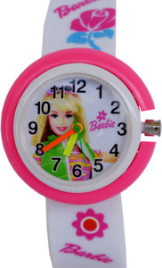 Creator Barbie White Designer Round Dial(Random Colours Available) Analog Watch - For Boys & Girls