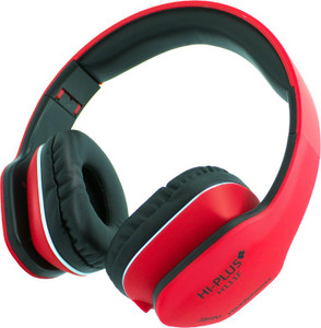 HI-PLUS H111F_Red Wired Headphones