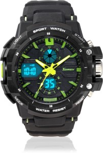 Xergy Analog Digital, water proof , Alarm , Stopwatch , LED Light , Dual time Sports Watch 8219-4 Analog-Digital Watch  - For Boys