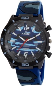 A Avon PK_756 Army Color Analog Watch  - For Boys