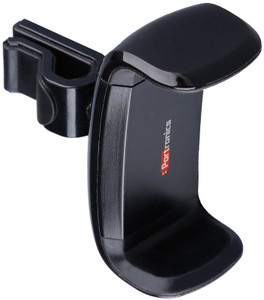 Portronics POR-721 (Black) Clamp Car Mobile Holder for Smart phones with 360° Multi angle adjustable Mobile Holder