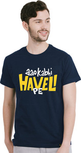 BEWAKOOF Graphic Print Men Round Neck Blue T Shirt Buy BEWAKOOF