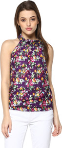 Mayra Casual Sleeveless Printed Women's Multicolor Top