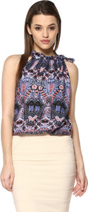 Mayra Casual Sleeveless Printed Women's Multicolor Top