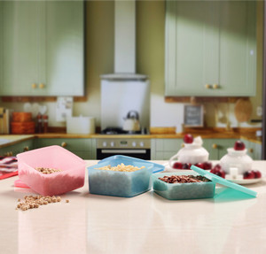 MasterCook Square - 400 ml, 600 ml Plastic Food Storage