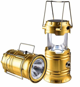 Wonder World ® Solar Power USB Battery 220V Straight Rechargeable LED Outdoor Camping Tent Lights Super Bright Emergency Lamp Brown Plastic Lantern
