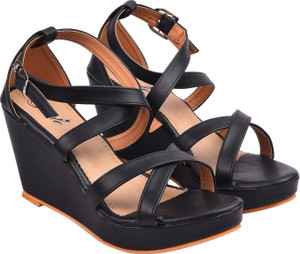 JADE Women Black Wedges