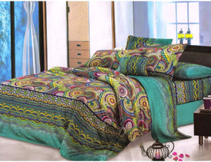 Casa Confort Cotton 3d Printed Queen Sized Double Bedsheet 1 Bed