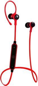 Flipfit Bluetooth Wireless Handfree, Headset, Earphones, Ear Leads, Bluetooth Wireless Earphones, Handsfree (Red) Wireless bluetooth Headphones