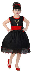 FTC Bazar Girl's Midi/Knee Length Party Dress