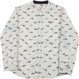Allen Solly Junior Boys Printed Casual Shirt Best Price In India