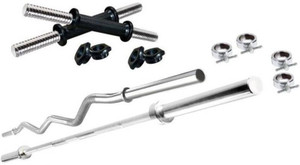 Star X 3 ft exercise and 2 dumbbell rods Weight Lifting Bar