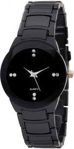 Shivam Retail SR Professional Look Full Black Analog Watch - For Women