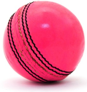 CII Pink Leather Ball Cricket Ball -   Size: Regular