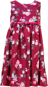 Bella Moda Girl's Midi/Knee Length Casual Dress