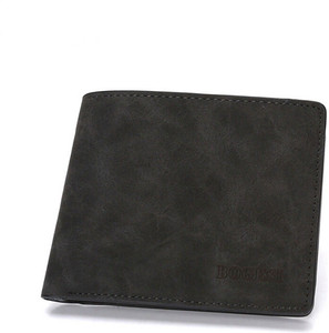 Bogesi Men Black Genuine Leather Wallet