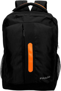PRAJO Black n Orange 20 L Laptop Backpack