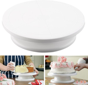 Jamboree Cake Making Turntable Rotating Decorating Platform Stand Display Plastic Cake Server