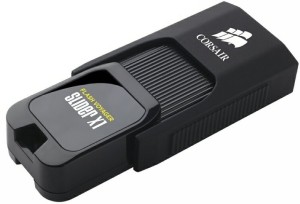 Corsair Flash Voyager Slider X1 USB 3.0 Flash Drive 128 GB Pen Drive(Black)