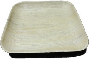 Ezee Ezee Eco Friendly Areca Leaf Square Plate 10