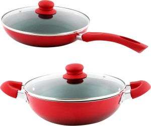 NIRLON Pots And pans Cooking Set Pan, Kadhai Set