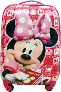 Cloud9JP Cloud9JP 16inch Minnie Mouse Trolly Bag Small Travel Bag