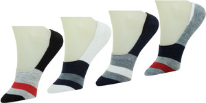Neska Moda Men & Women Solid No Show Socks