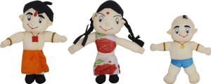 Aarushi Soft toy bheem, chutki, raju - 25 cm