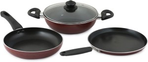 Prestige Omega Deluxe Cookware Set Pan, Kadhai Set