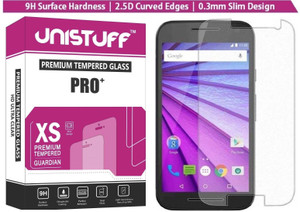 Unistuff Tempered Glass Guard for Motorola Moto G 3rd Gen, Moto G Turbo Edition