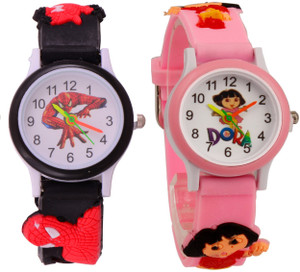 SS Traders Kids Watch Spiderman, Dora Analog Watch - For Boys & Girls