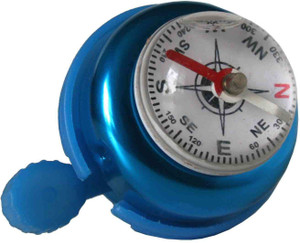 Adraxx Bicycle Safety Bicycle Bike Ring Alarm Bell Compass Alloy & Plastic Bell