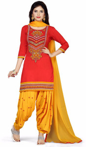 Ishin Crepe Printed Salwar Suit Dupatta Material
