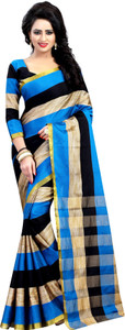 Anugrah Floral Print Bollywood Cotton, Silk, Crepe Saree