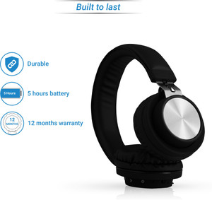 Flipkart SmartBuy Wireless Bluetooth Headset With Mic Black Best Price in India | Flipkart