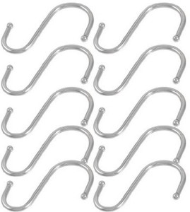 Sukot Hanging S Hook 10 - Pronged Hook Rail