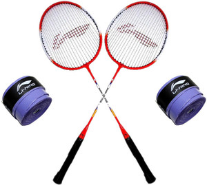 Li-Ning XP Smash 709 2PC + 2 Pc GP 20 Grip Combo S2 Strung