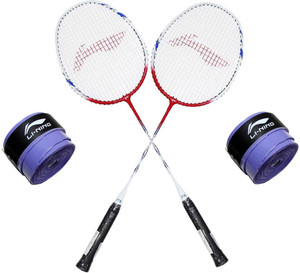 Li-Ning XP Smash 809 2PC + 2 Pc GP 20 Grip Combo S2 Strung