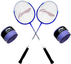 Li-Ning XP Smash 707 2PC + 2 Pc GP 20 Grip Combo S2 Strung