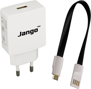Jango 1Amp With JNC Shorty 2Amp Fast Charge&Sync Cable(0.2m) Mobile Charger