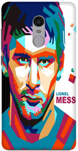Wizzart Back Cover for Lionel Messi Print Design Mi Xiaomi Redmi Note 4