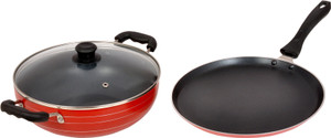 Zolon Classic Non Stick Kadai & Tawa Cookware Set