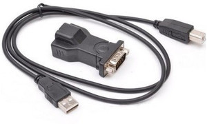 De Techinn COM Port PDA 9 Pin DB9 Adapter Connector for Laptop PC Serial to USB Cable