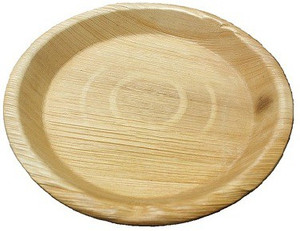 Ezee Eco Friendly Areca Leaf Round Plate 10