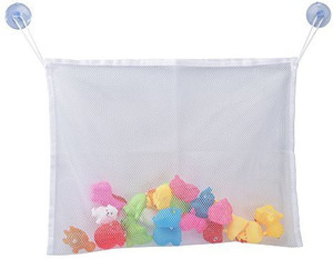 Emon Rated Baby Toddler Bath Tub Toys Organizer By Large Storage Bag For Toys Even As A Shower Caddy And 2 Extra Bath Toywhite