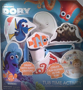 disney finding dory tub time activity set bath toy multicolor best