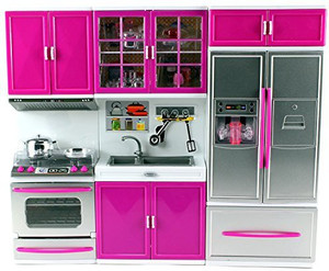 modern kitchen battery operated kitchen playset