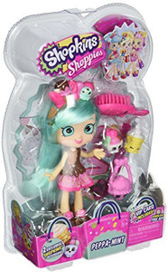 Shopkins lil secrets shoppies 2025 peppa mint
