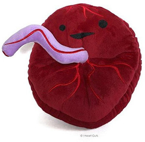 I Heart Guts Placenta Baby'S First Roommate Designer Plush Figure - 3 inch