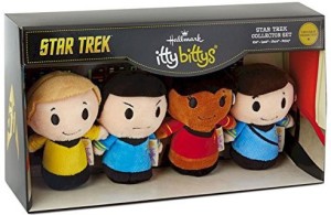 Hallmark Itty Bittys Star Trek 50Th Anniversary Stuffed Animal Collector Set  - 4 inch
